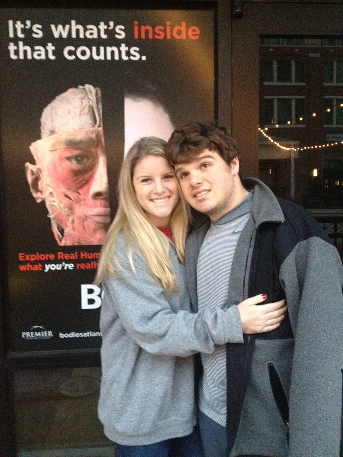 Daron with her brother Reece
