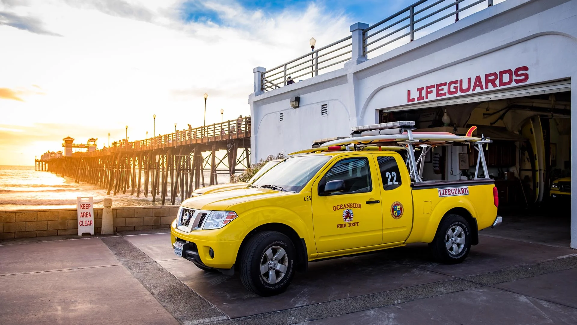  Here are words after the yellow truck 