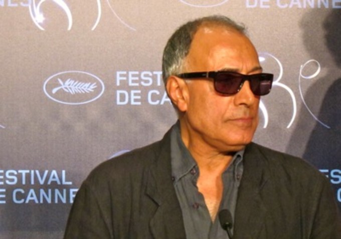 Iranian filmmaker Abbas Kiarostami in Cannes