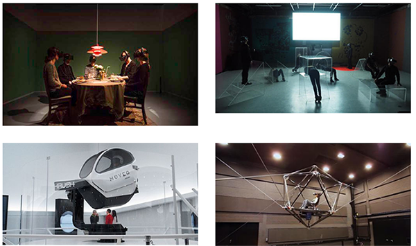 VR Installation as seen across VR conferences, film festivals and in art exhibits.