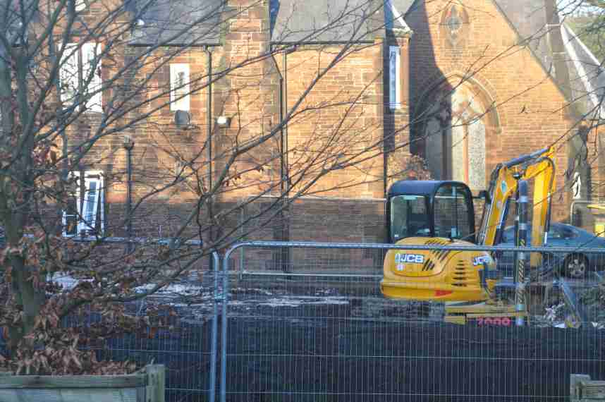 ​Building work starts on the Haydock Centre, Monday, 7th January 2013. 
