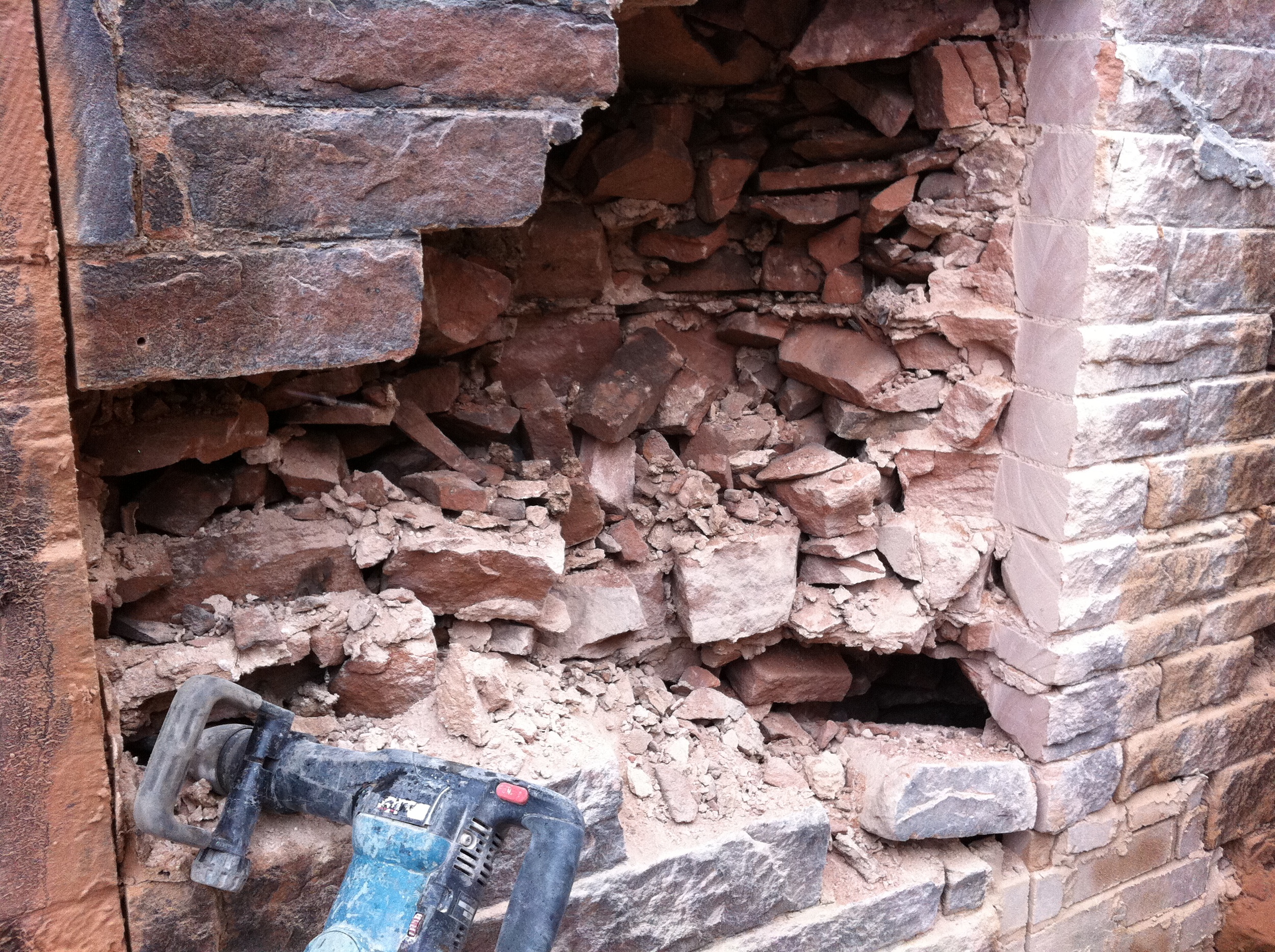  Showing how thick the rectory walls are!  