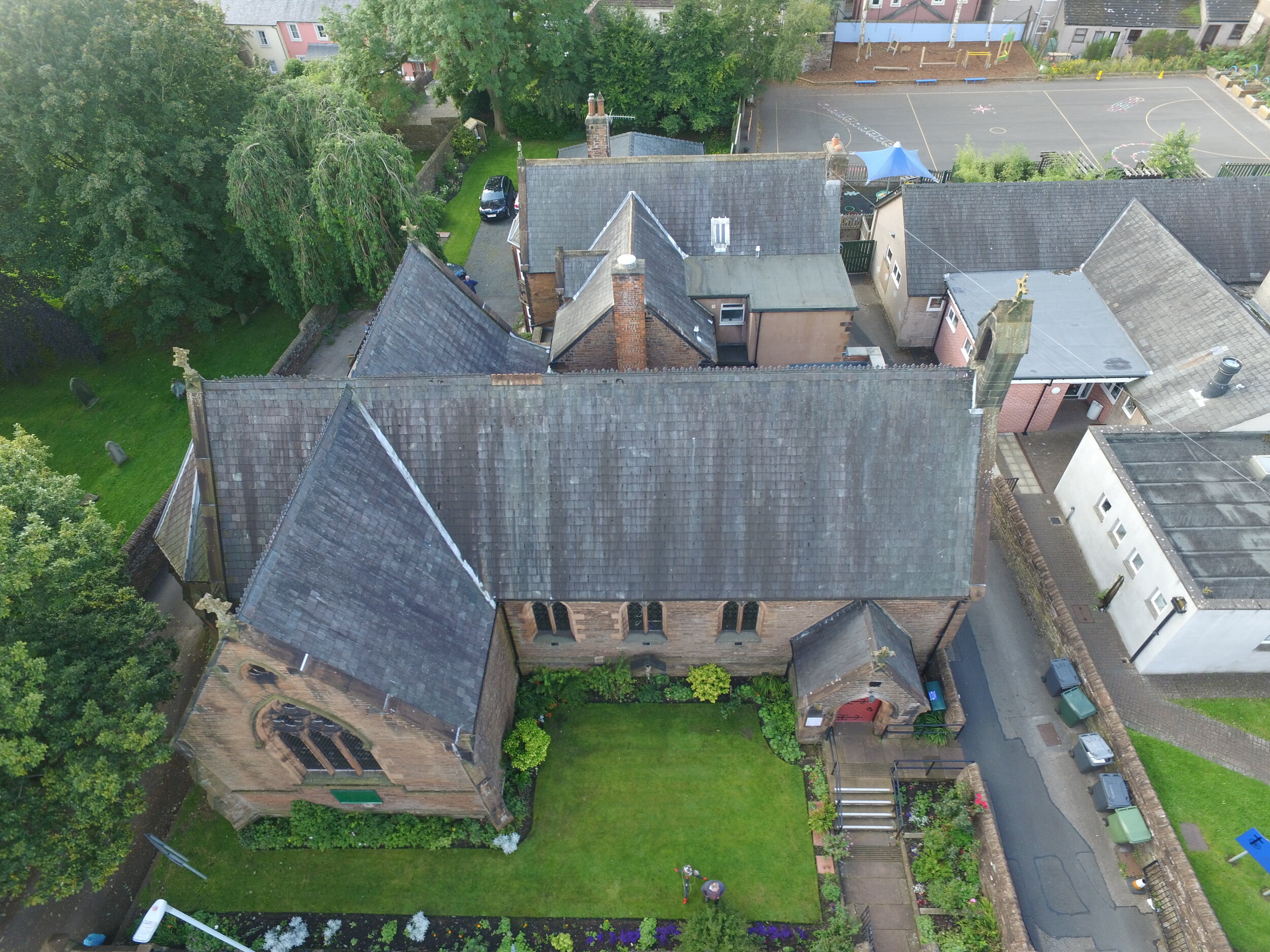 St Catherine's from the air