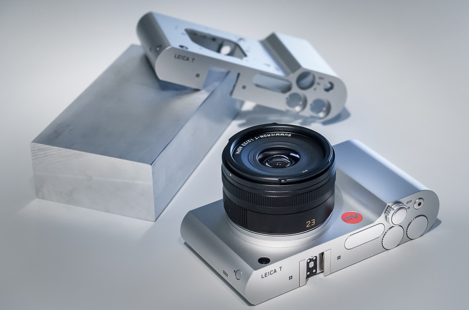 The Leica T, carved out of a solid block of aluminium 