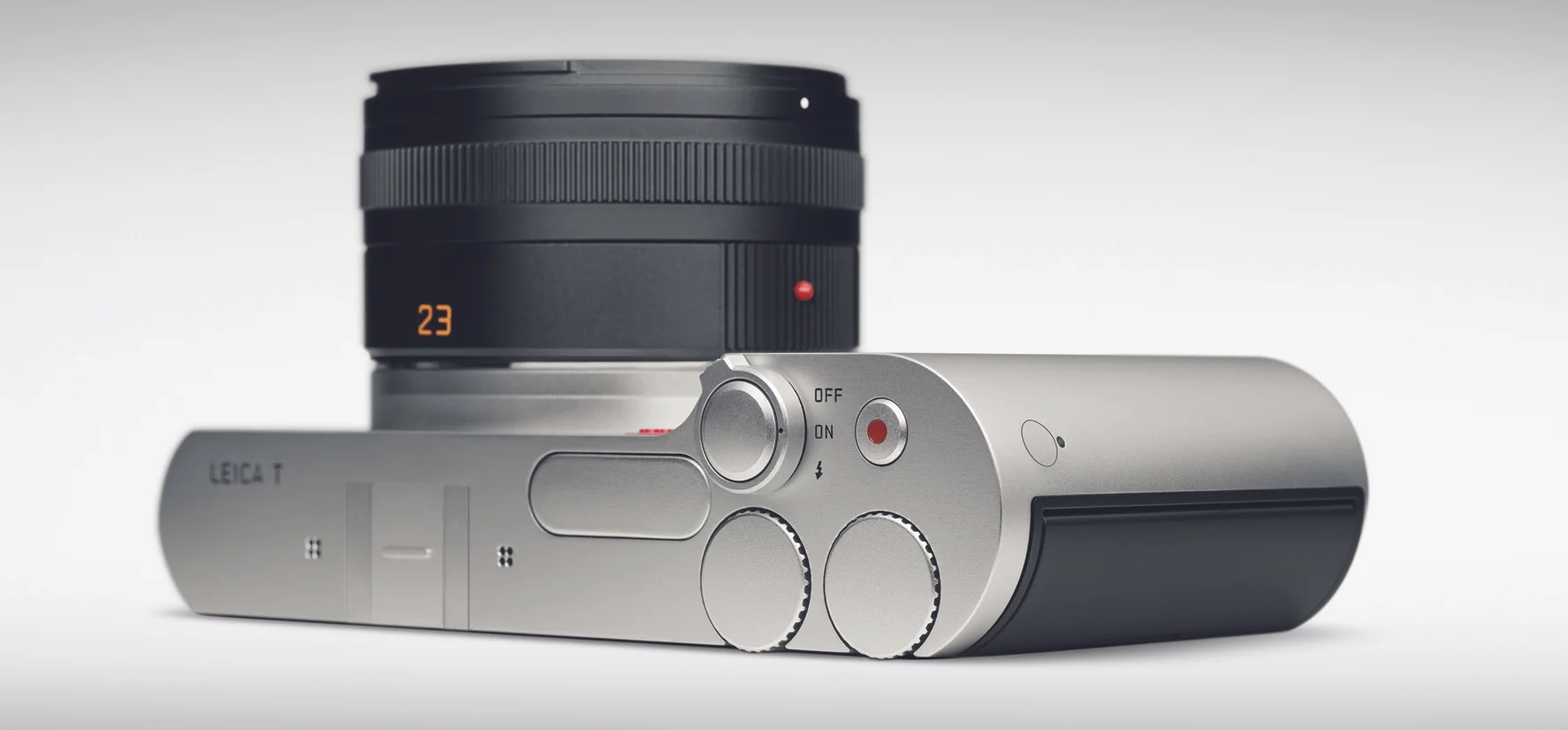 Leica T top controls