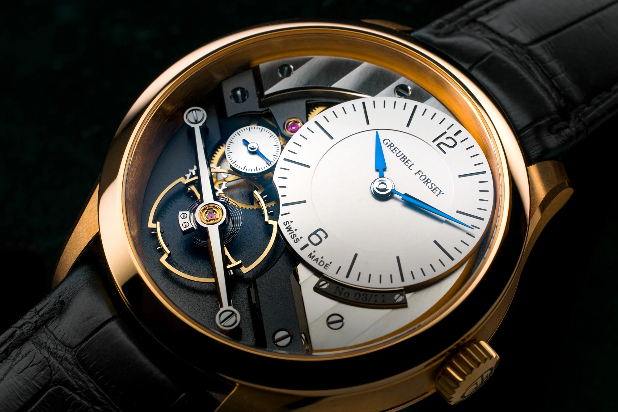 Greubel Forsey Signature 1 timepiece. Shot on the TL2 with TL 60mm macro lens