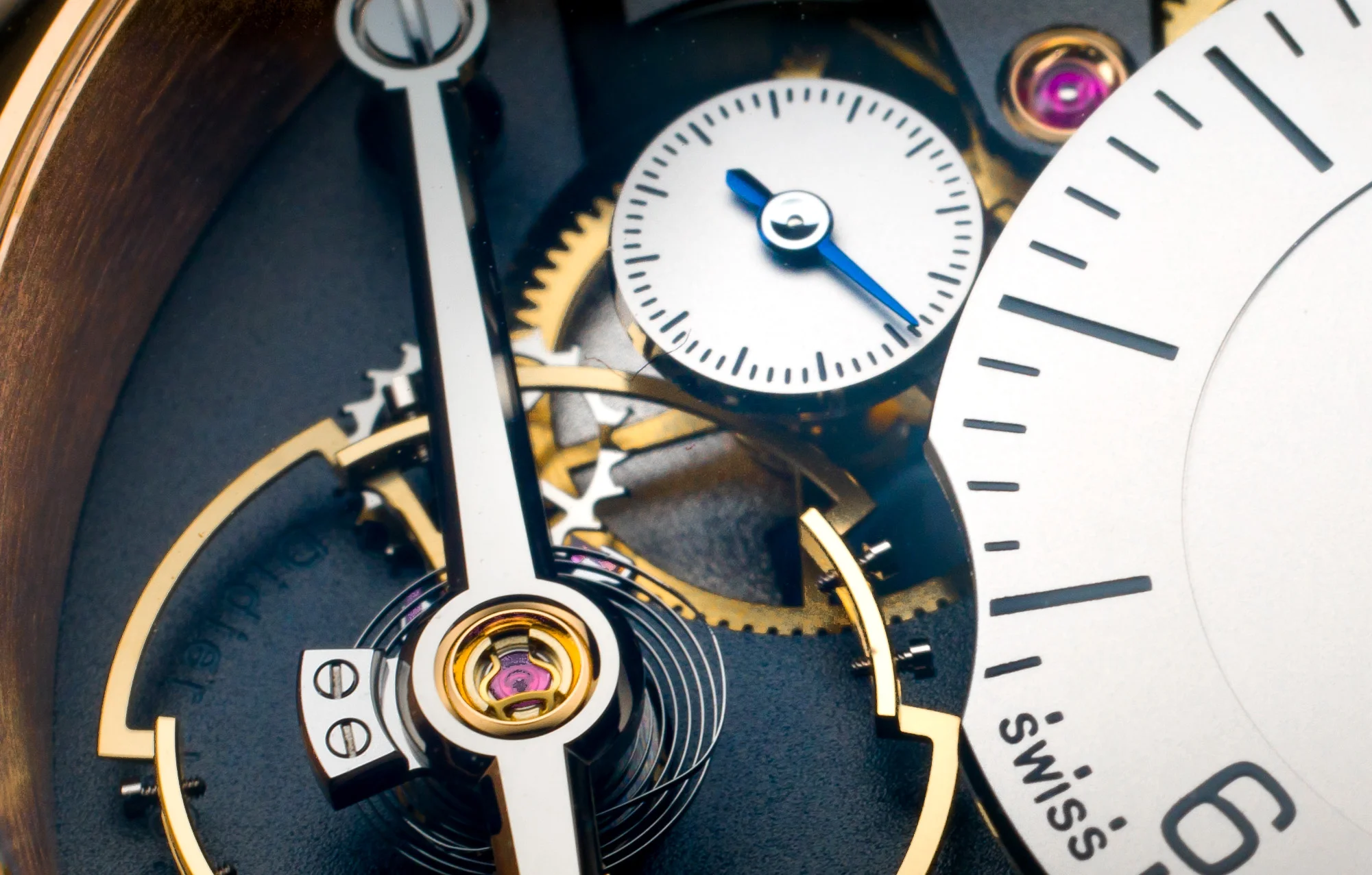 Crop - Greubel Forsey Signature 1 timepiece. Shot on the TL2 with TL 60mm macro lens