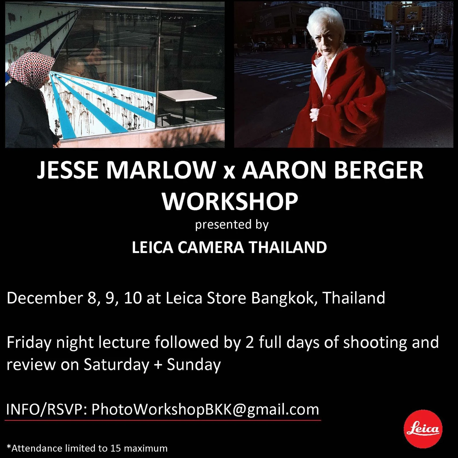 Jesse Marlow x Aaron Berger Workshop in Bangkok, Thailand