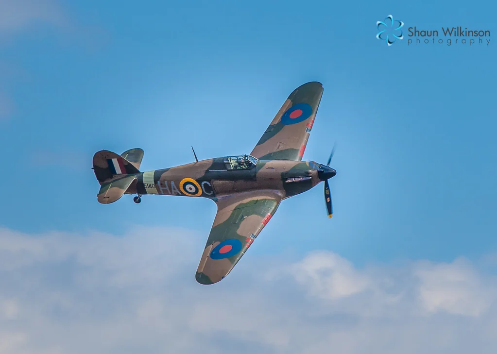 Not a red arrow I know, (its a Hurricane) :)