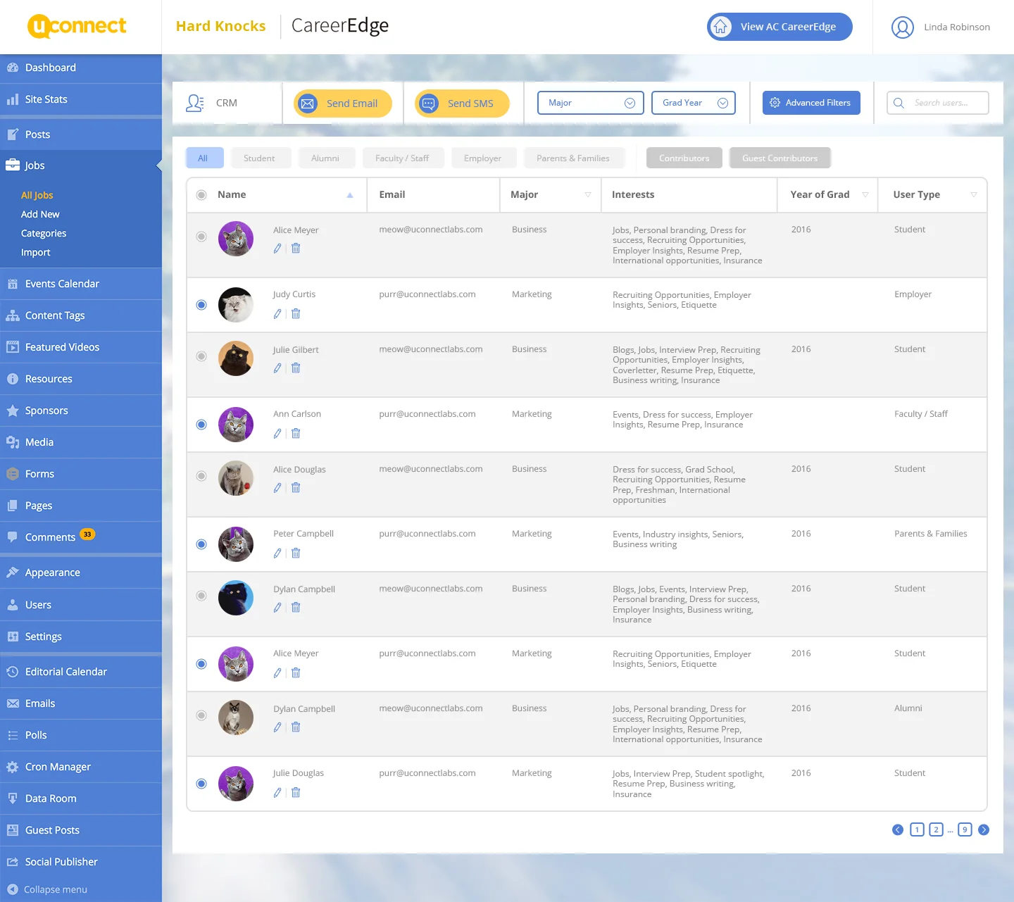 Uconnect Backend Redesign