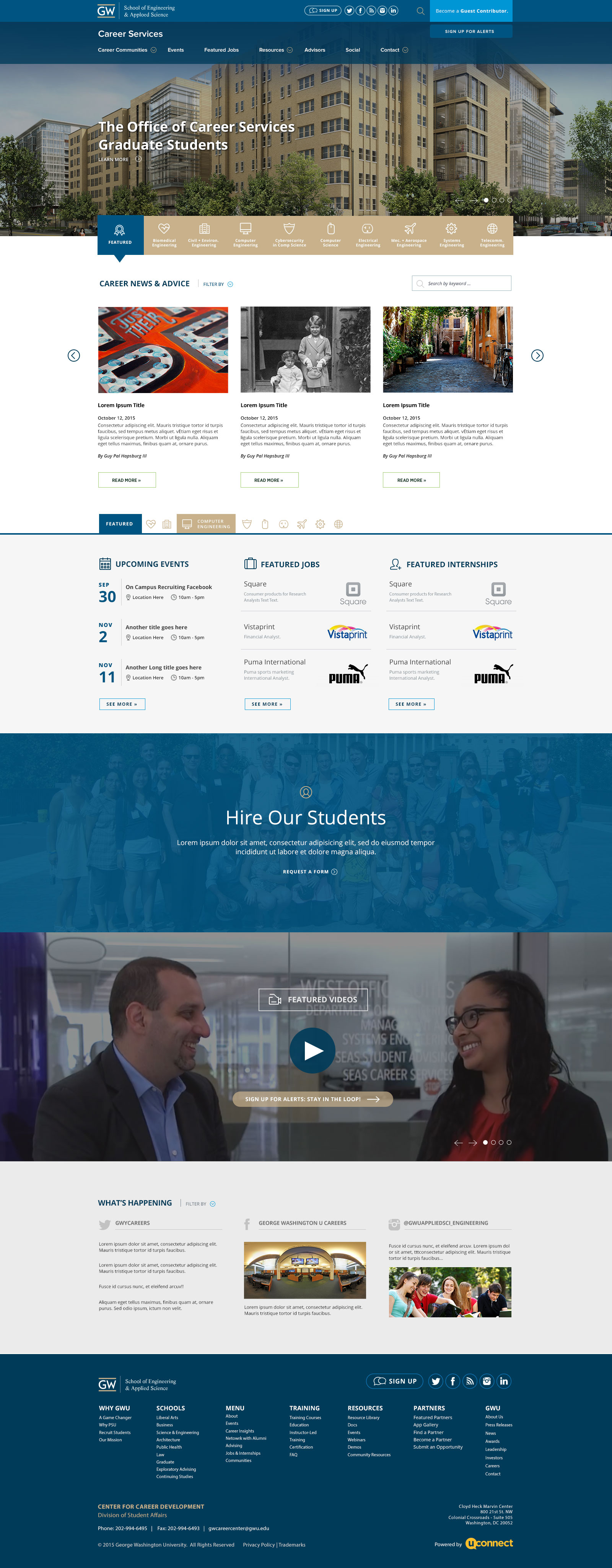 GWU career site