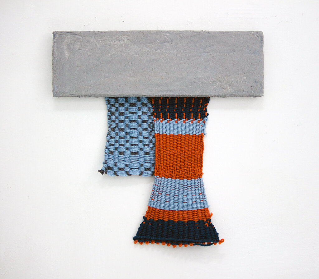 Concrete Weave, Blue Orange, 2019