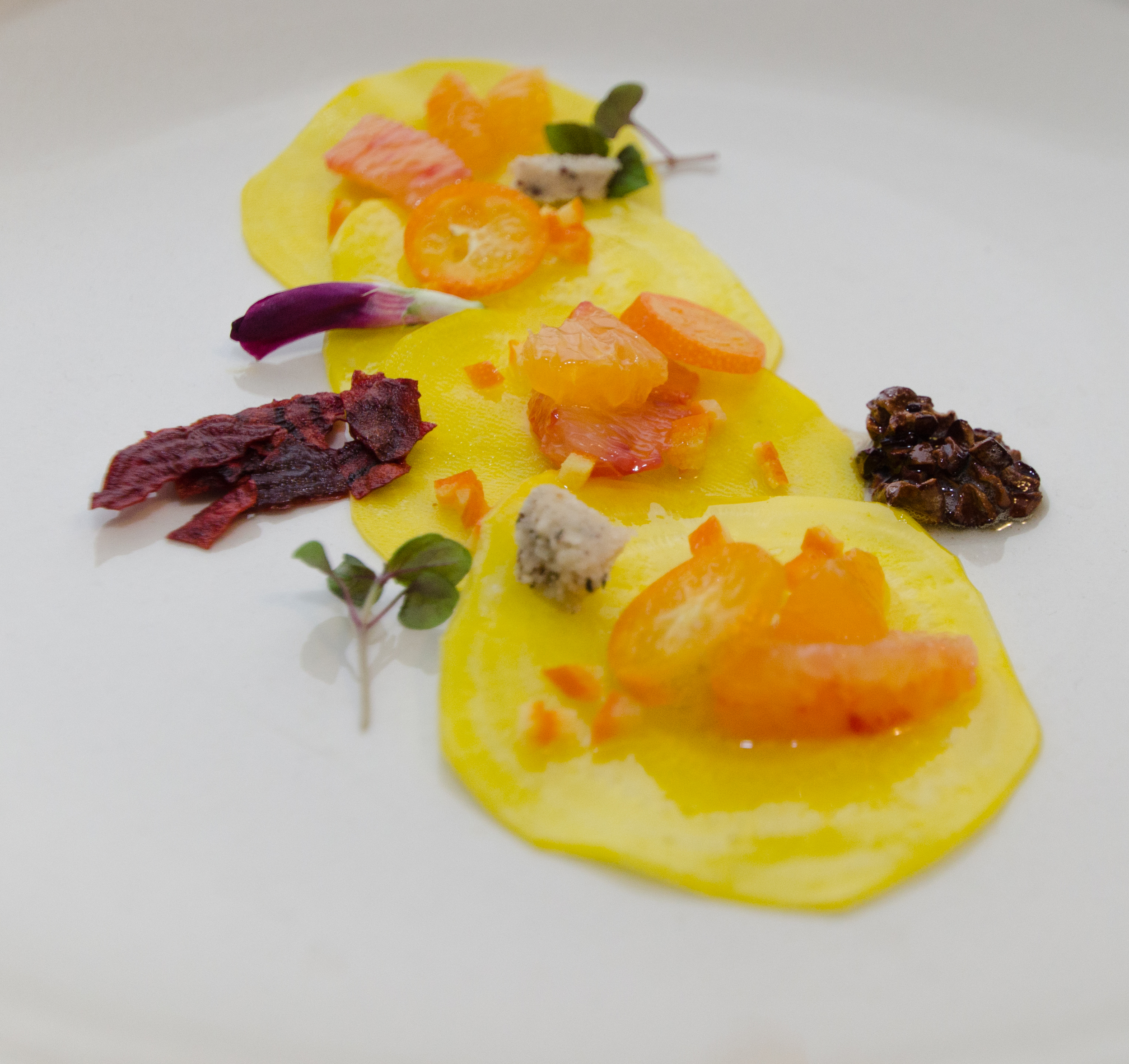 Yellow Beet Carpaccio