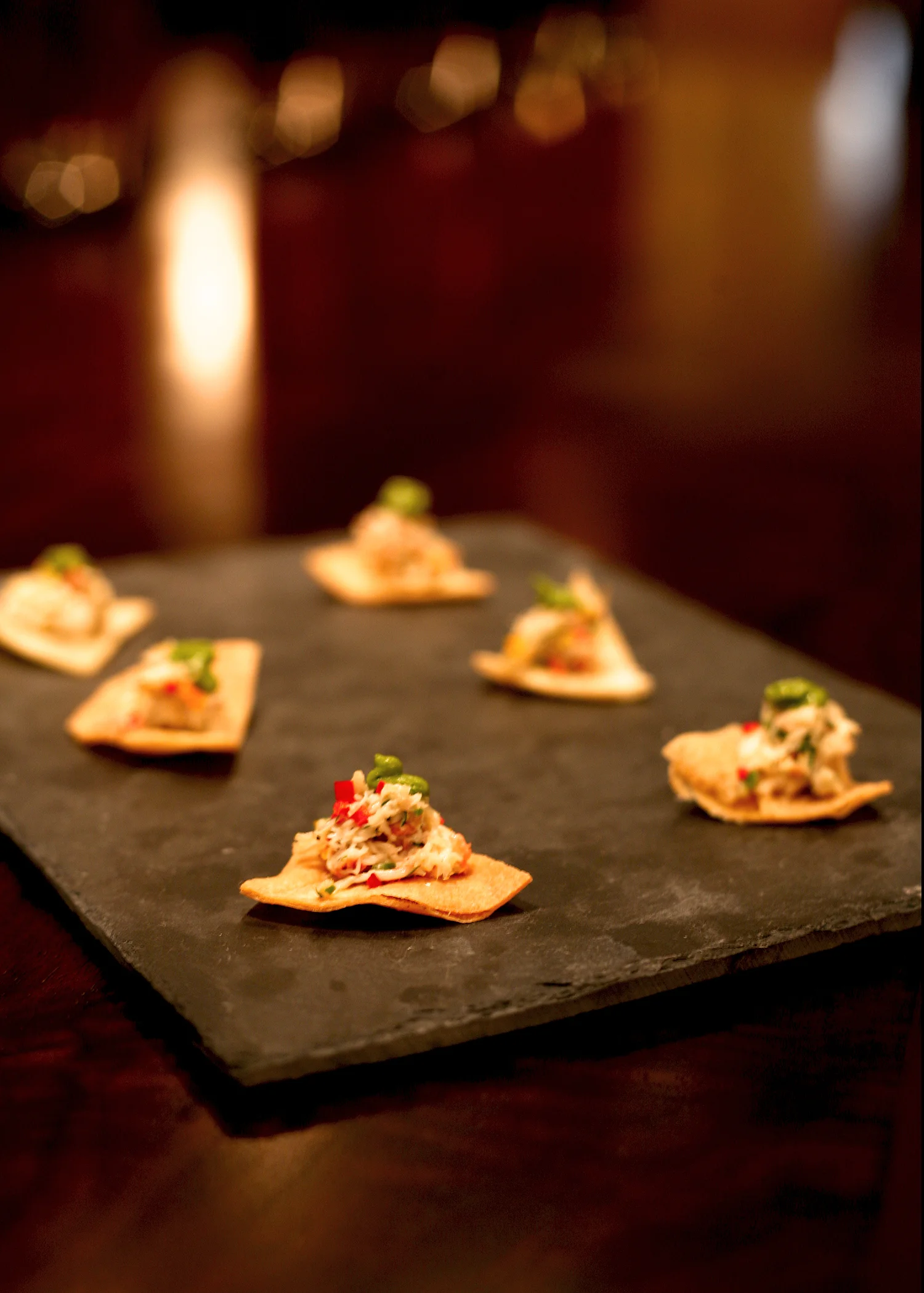 Dungeness crab, avocado mousse, house made tortilla