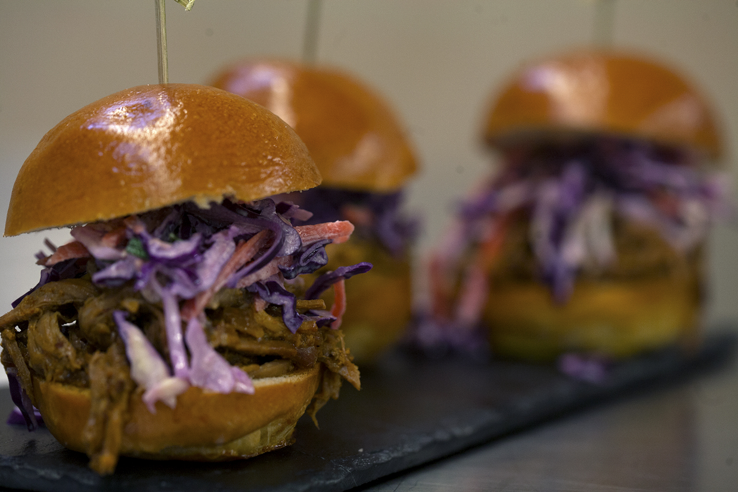 Pulled pork sliders