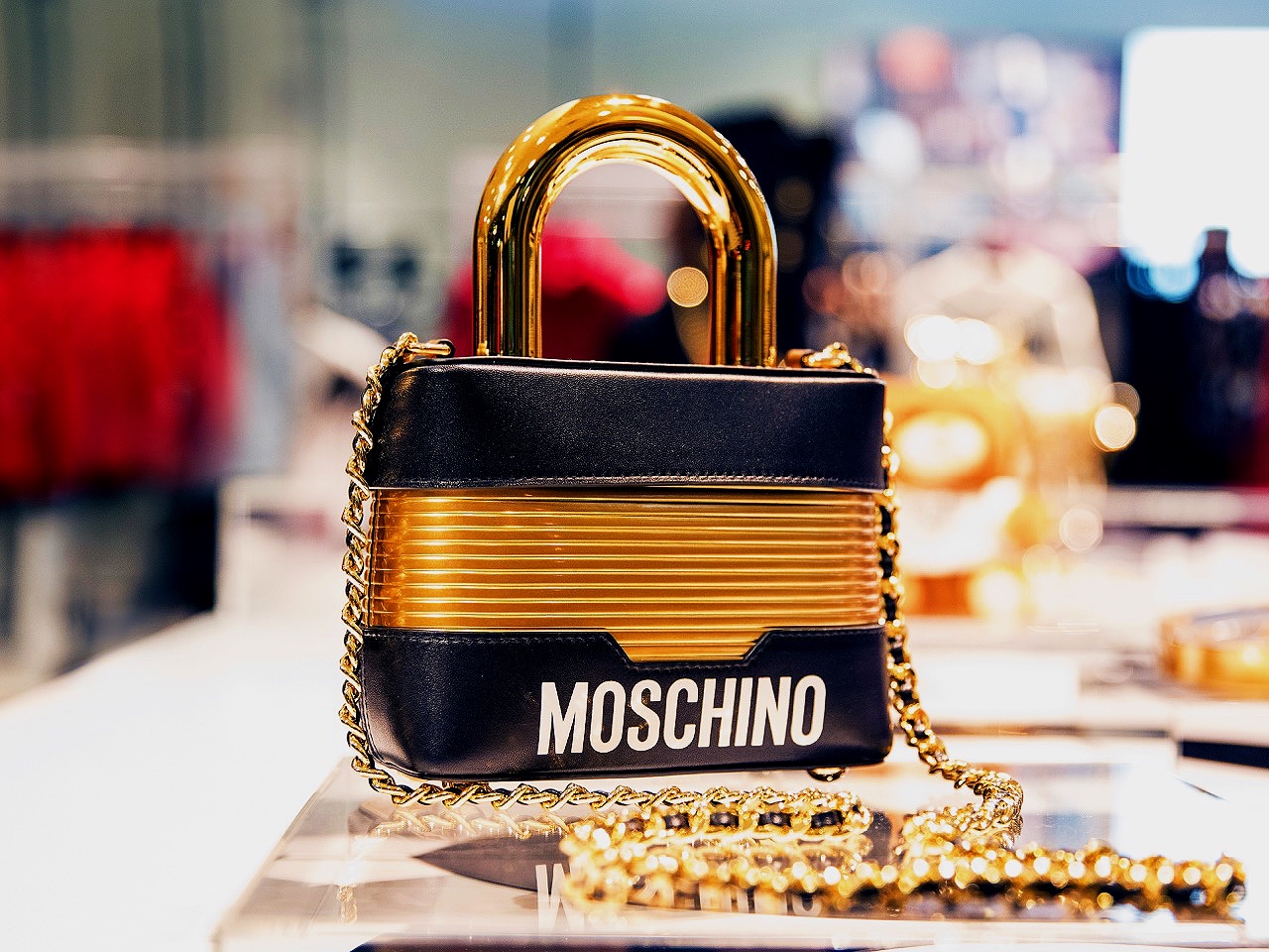 Iconic Moschino purse