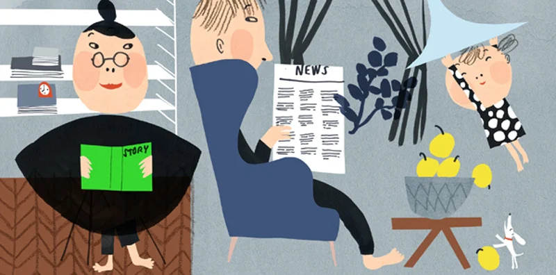 A family for SKANSKA website (Spoon Advertising 2014).