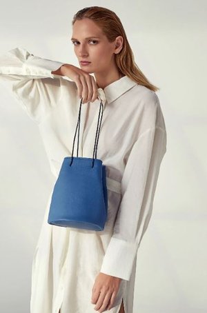 Blue Suede Loli Bucket Bag — Homestyle