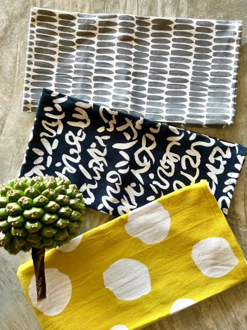 See Design Story Black Tea Towel — Homestyle