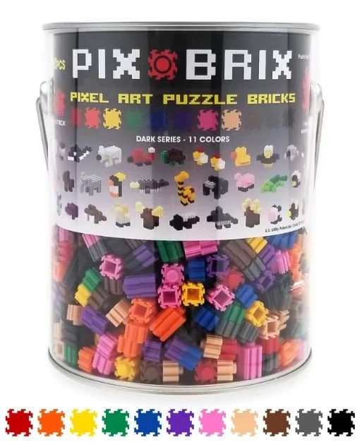 Pix Brix Dark Series Pixel Puzzle Bricks — Homestyle