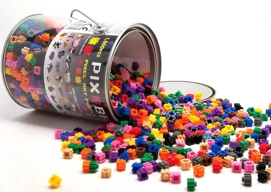 Pix Brix Dark Series Pixel Puzzle Bricks — Homestyle