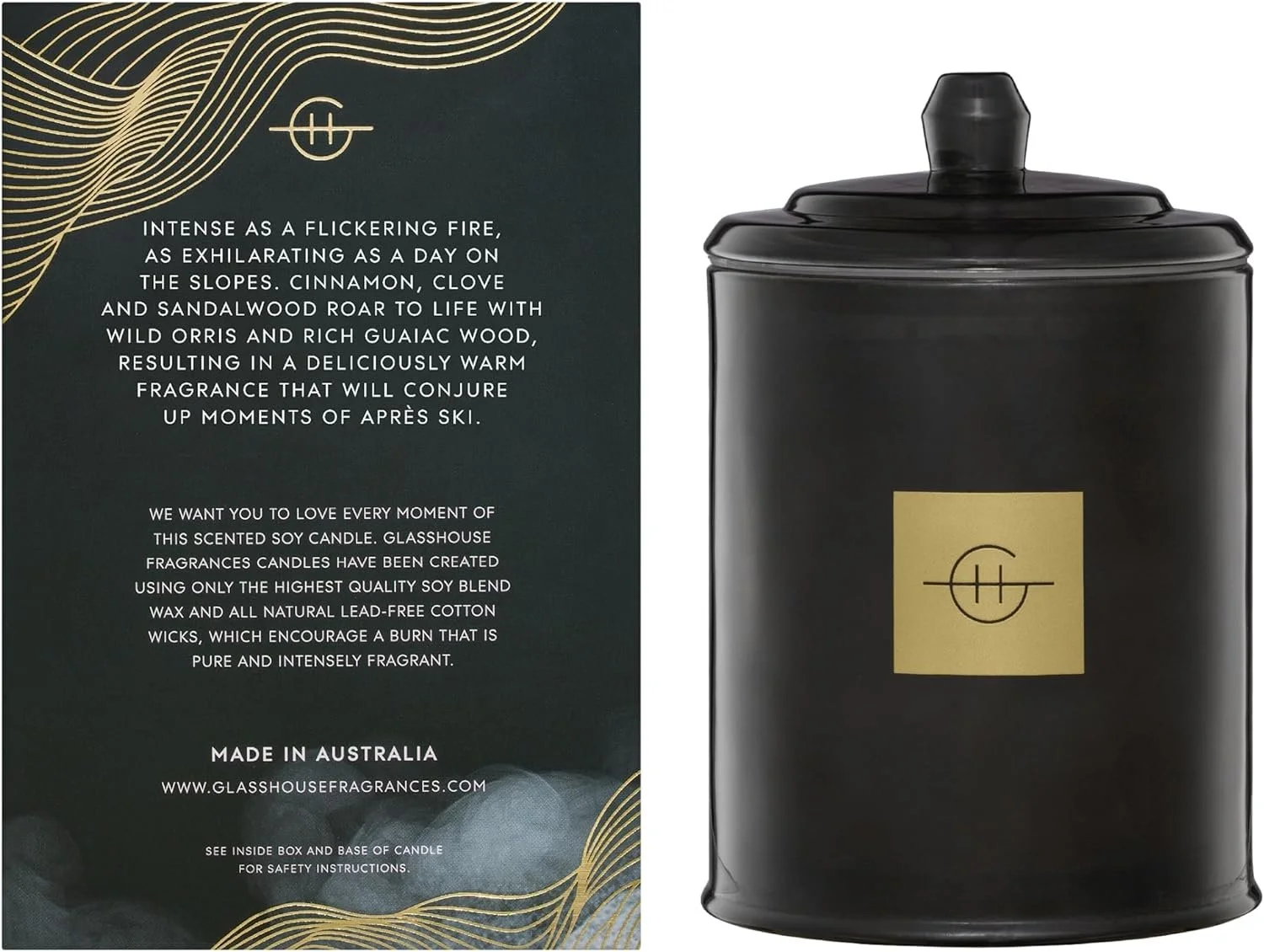 Glasshouse Frangrances Fireside In Queenstown Candle — Homestyle