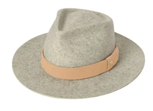 Lack Of Color Gray Fedora with Tan Band Lack Of Color | Accessories | Lack Of Color Carlo Mack Hat  main image 3
