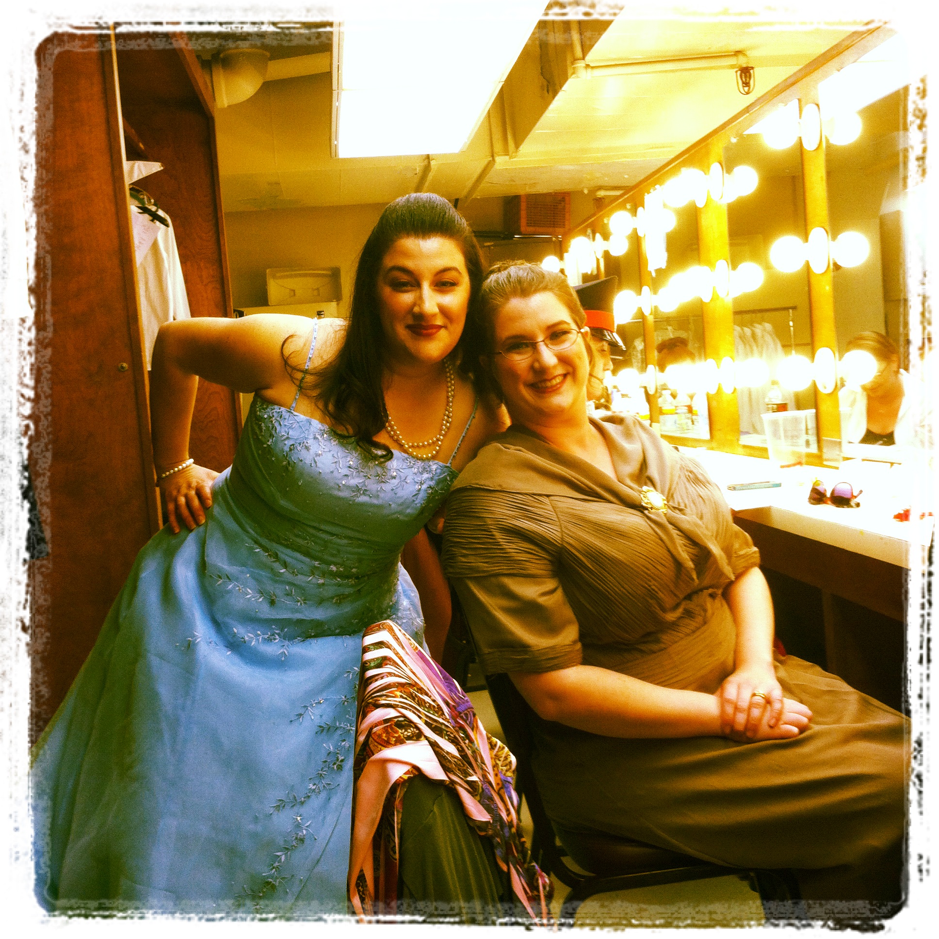 Backstage at USC for Owen Wingrave