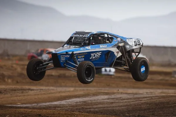 Trevor Briska took the checkered flag in Pro Buggy, but was ultimately disqualified Courtesy Lucas Oil Off Road Racing Series