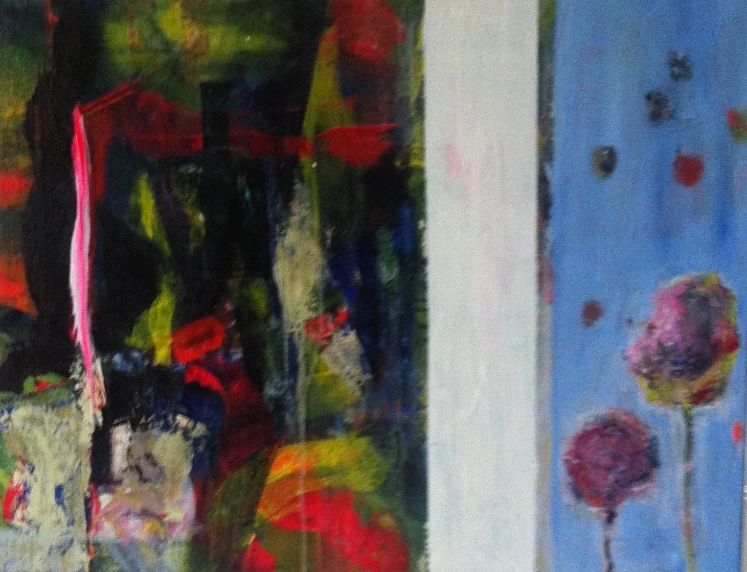 Lost in place acrylic on canvas, 50 x 65 cm. Lynne Cameron, 2013