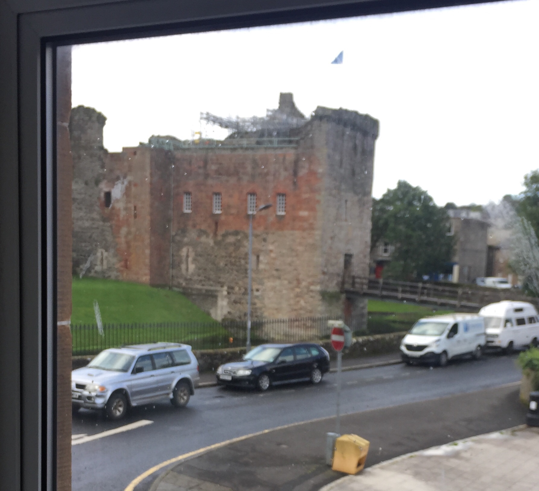 and there’s a castle across the road!