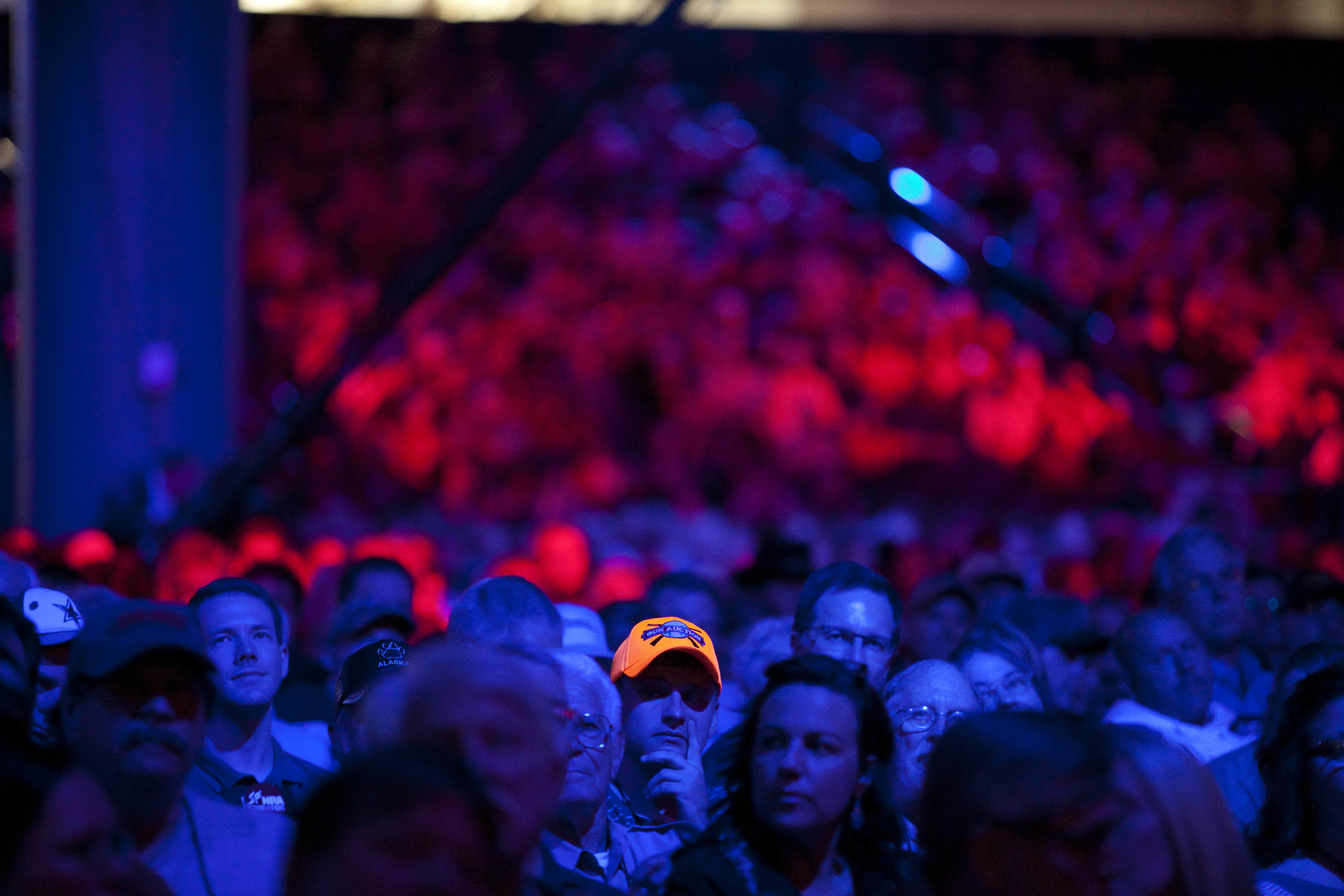  The audience listens during the NRA-ILA Leadership Forum at the 2013 National Rifle Association Meeting and Exhibits May 3, 2013 in Houston. 