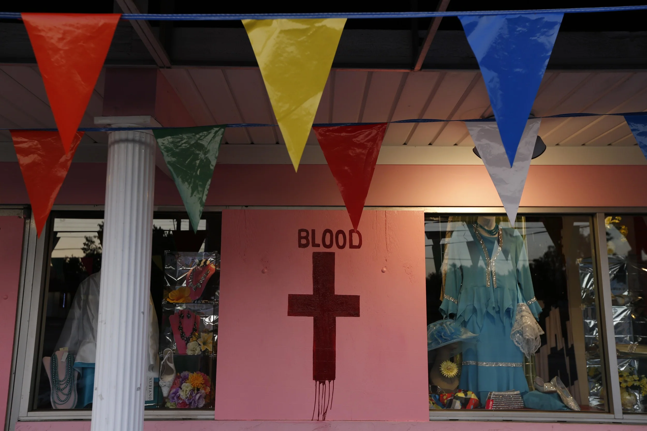 A closed clothing store along W. Florissant Ave. August 19, 2014 in Ferguson, MO. 