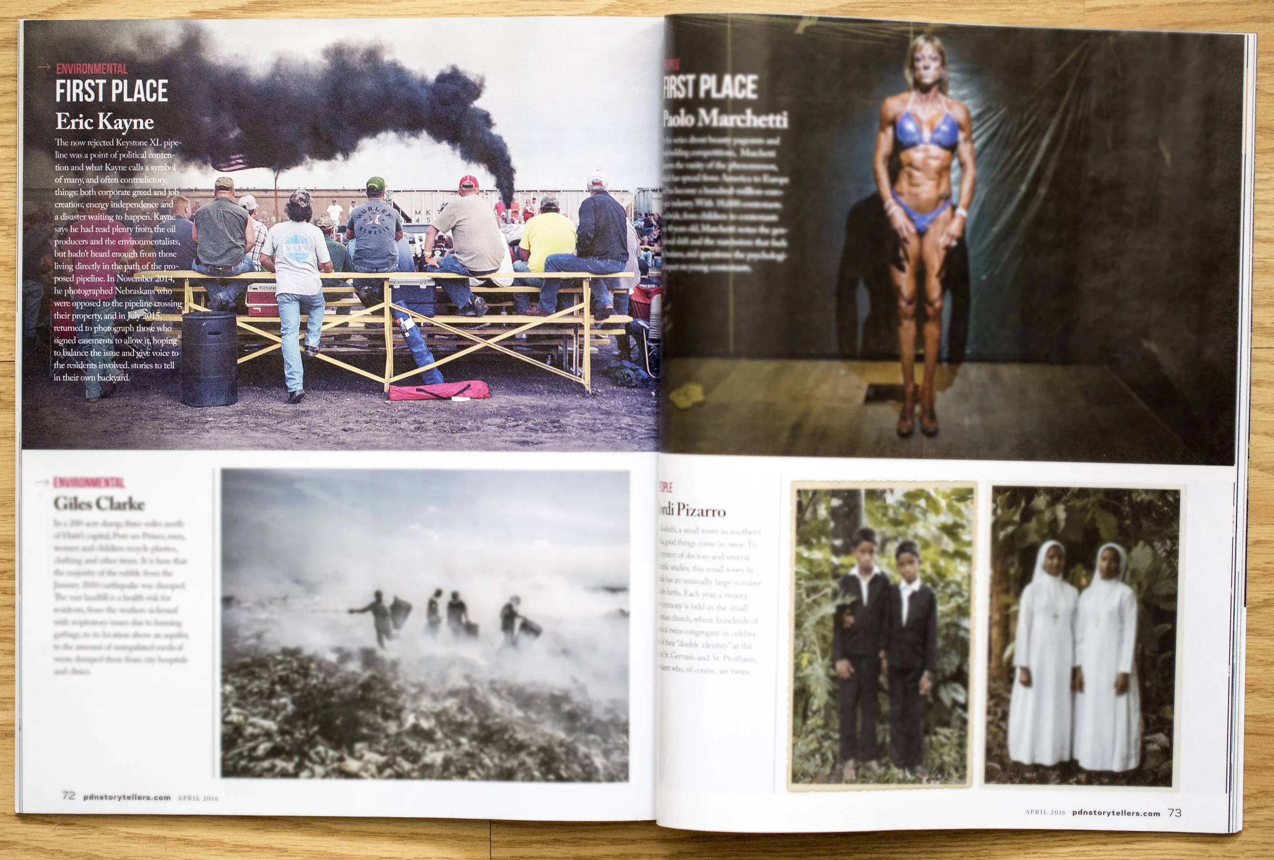 Tear sheet from April 2016 issue of PDN, page 70