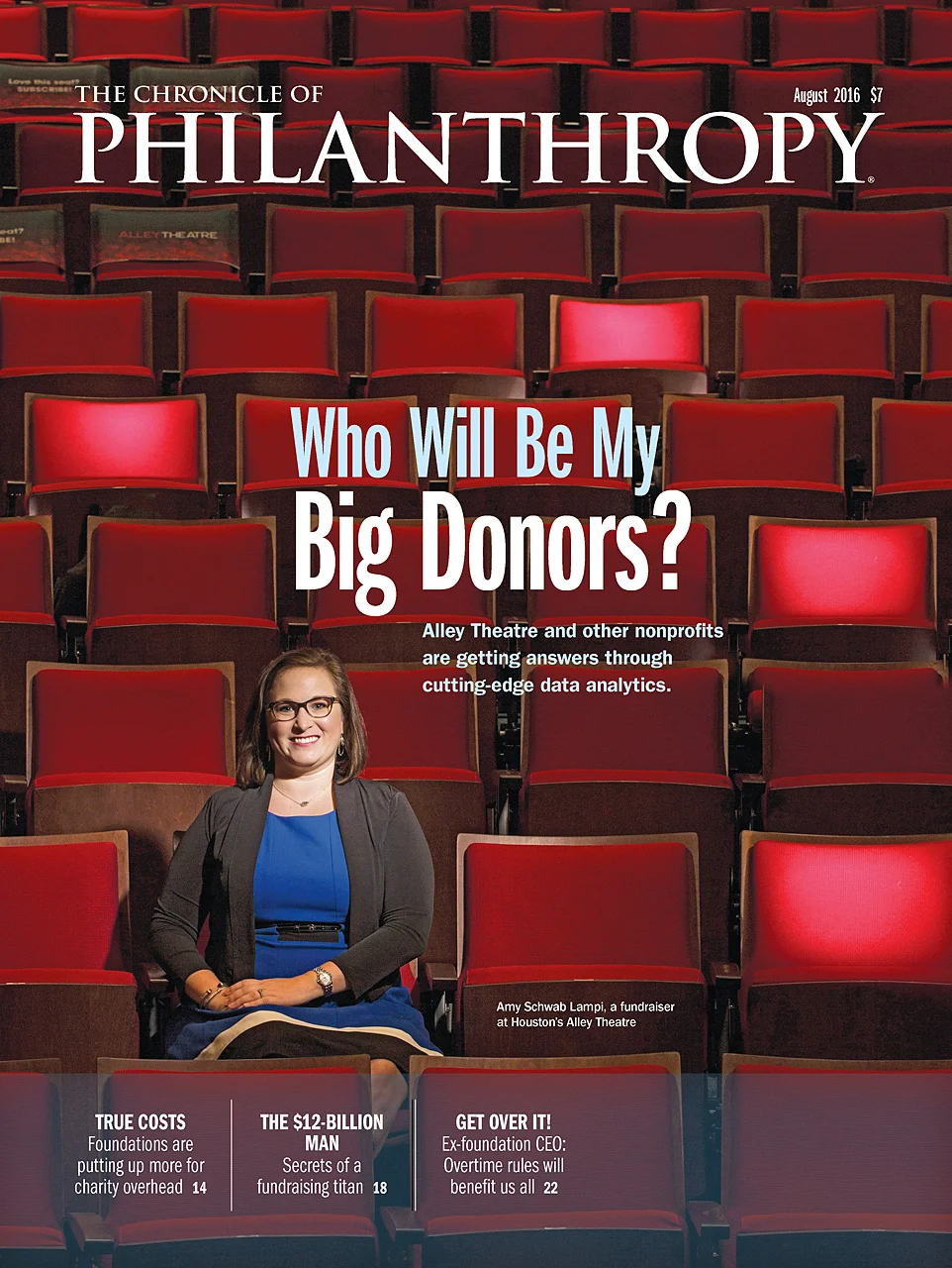 August 2016 cover of The Chronicle of Philanthropy