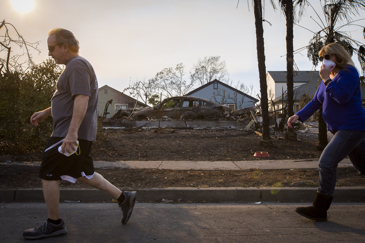  Fire aftermath in the Coffey Park neighborhood Oct. 12, 2017 in Santa Rosa, CA. 