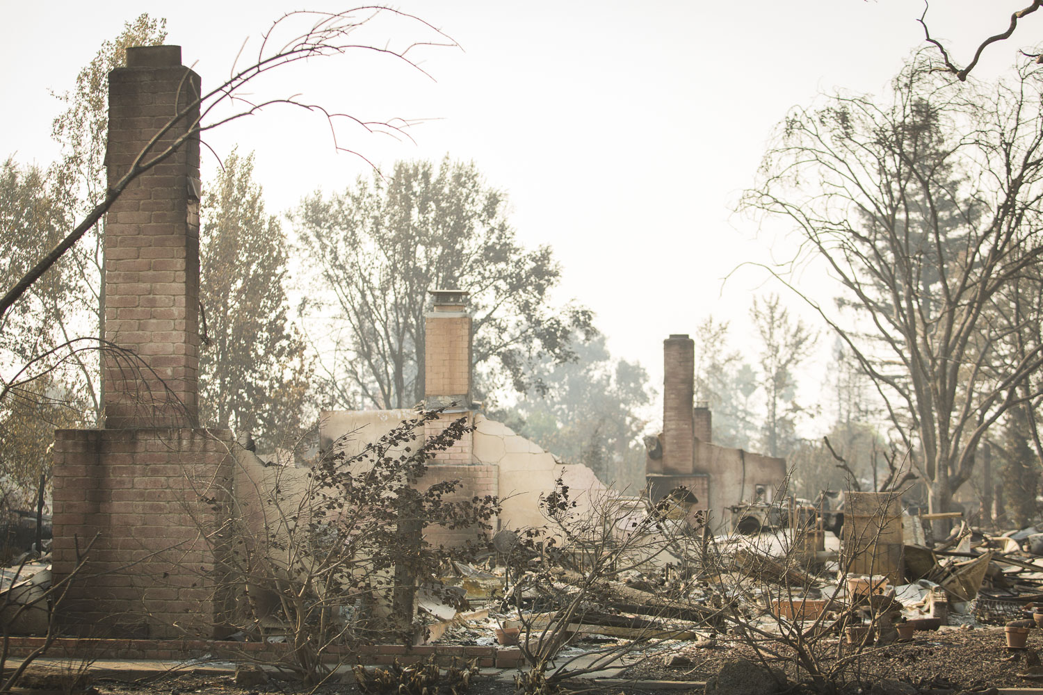  Fire aftermath in the Coffey Park neighborhood Oct. 13, 2017 in Santa Rosa, CA. 