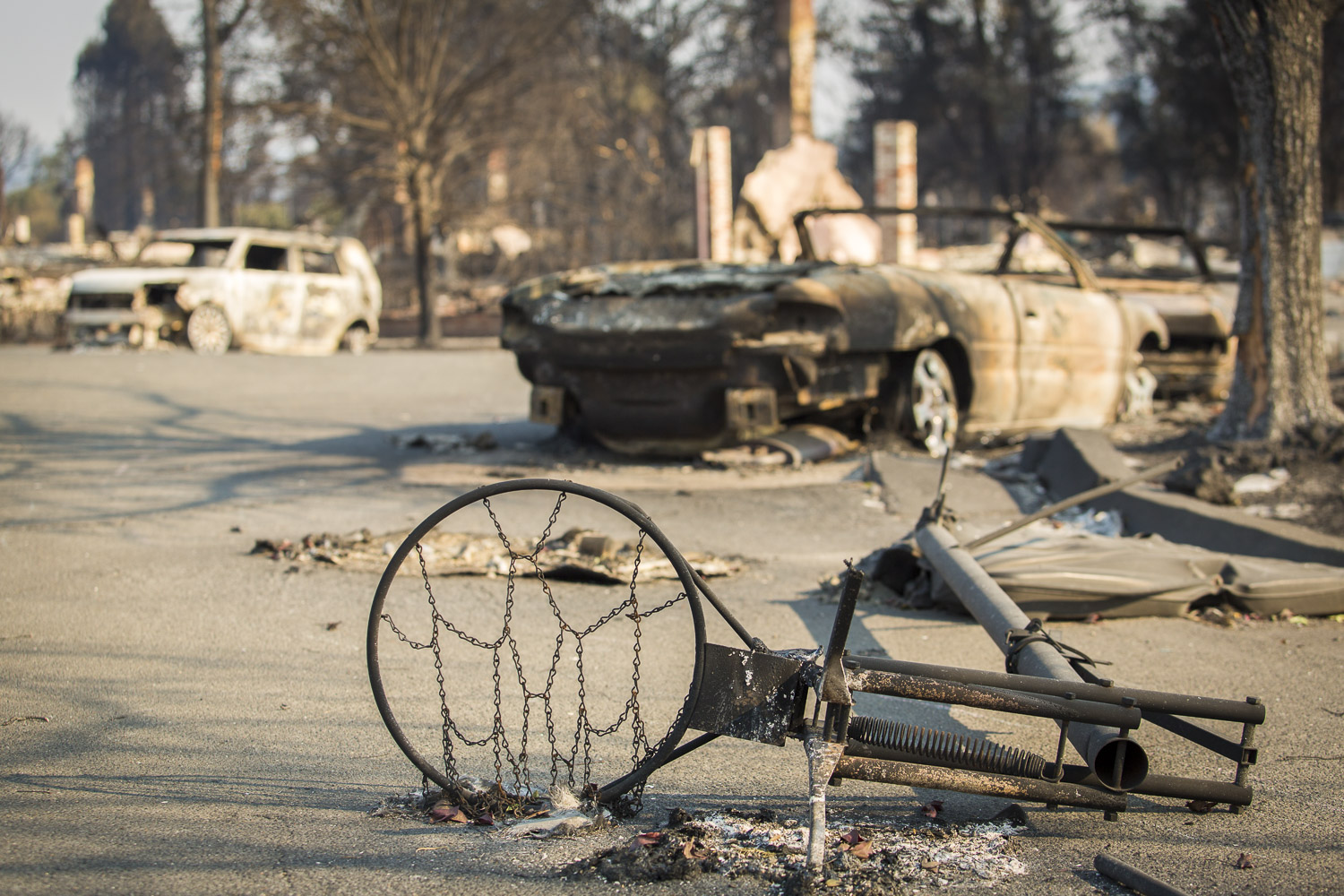  Fire aftermath in the Coffey Park neighborhood Oct. 13, 2017 in Santa Rosa, CA. 