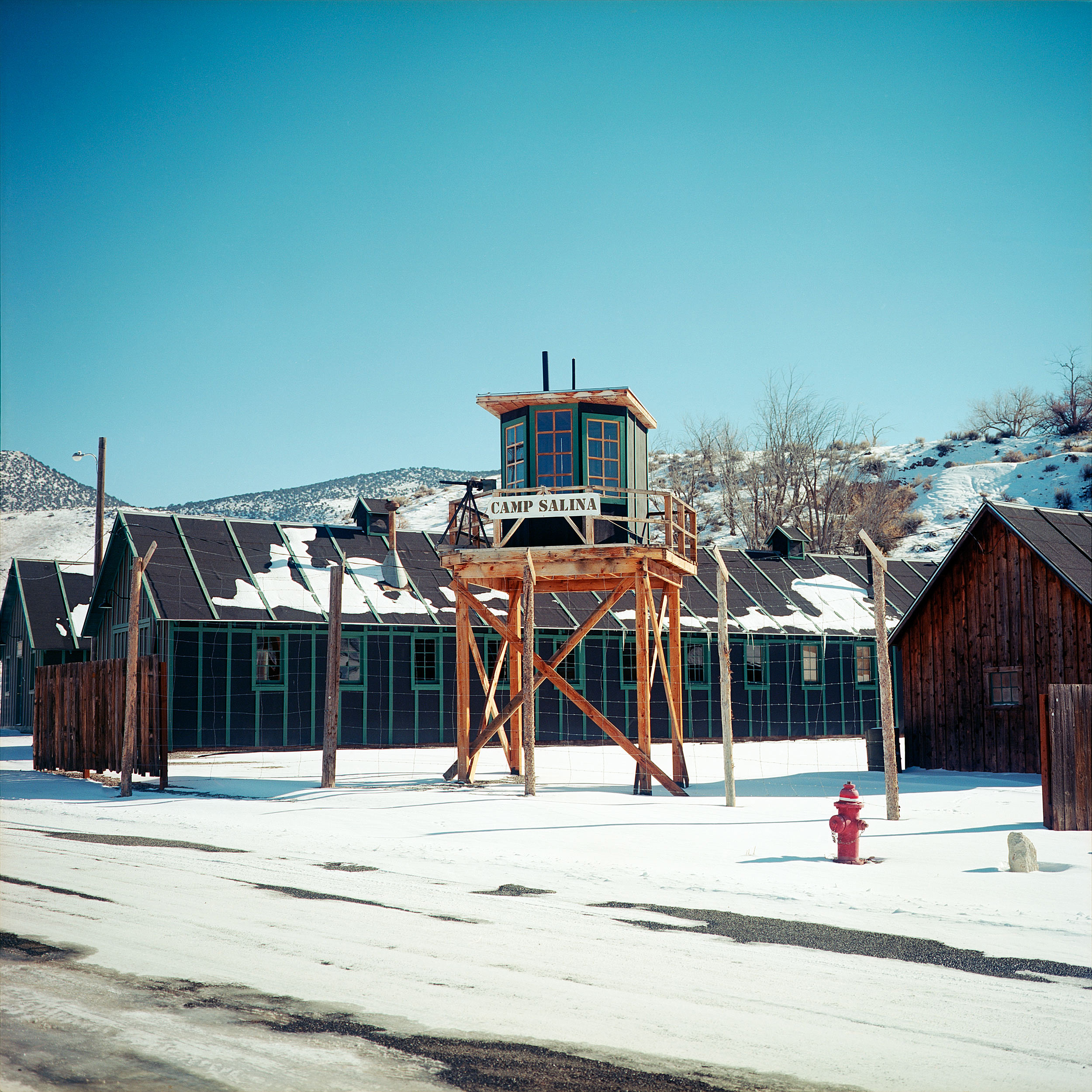   Camp Salina, a former WWII POW camp in Salina, Utah, is the site of the worst POW massacre in United States history. American private Clarence Bertucci, immediately after beginning his guard duty around midnight, fired a .30 caliber M1917 Browning 