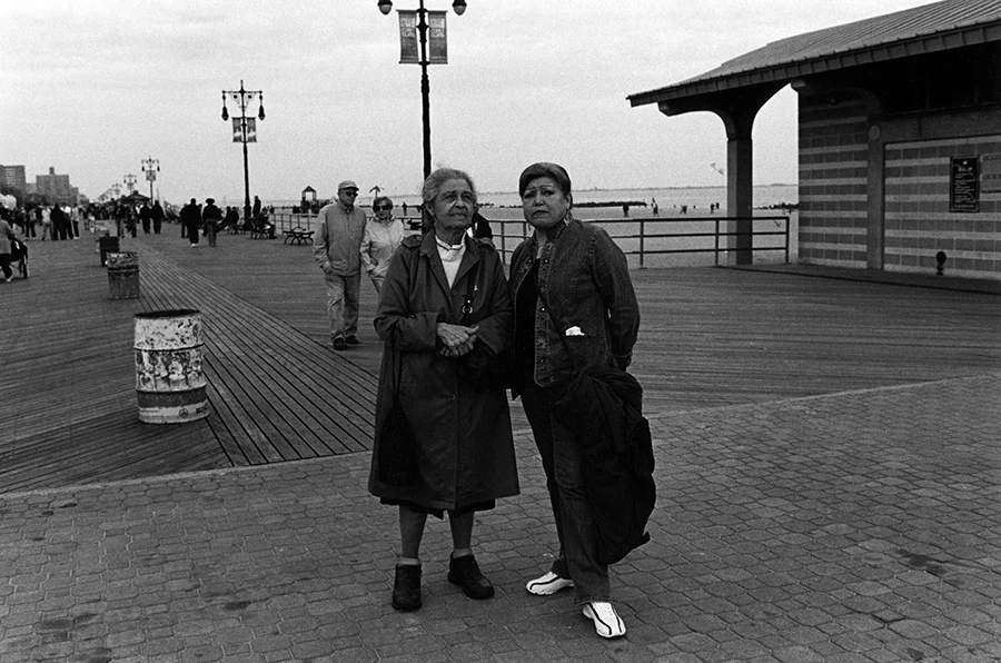 Two Women on the Boardwalk