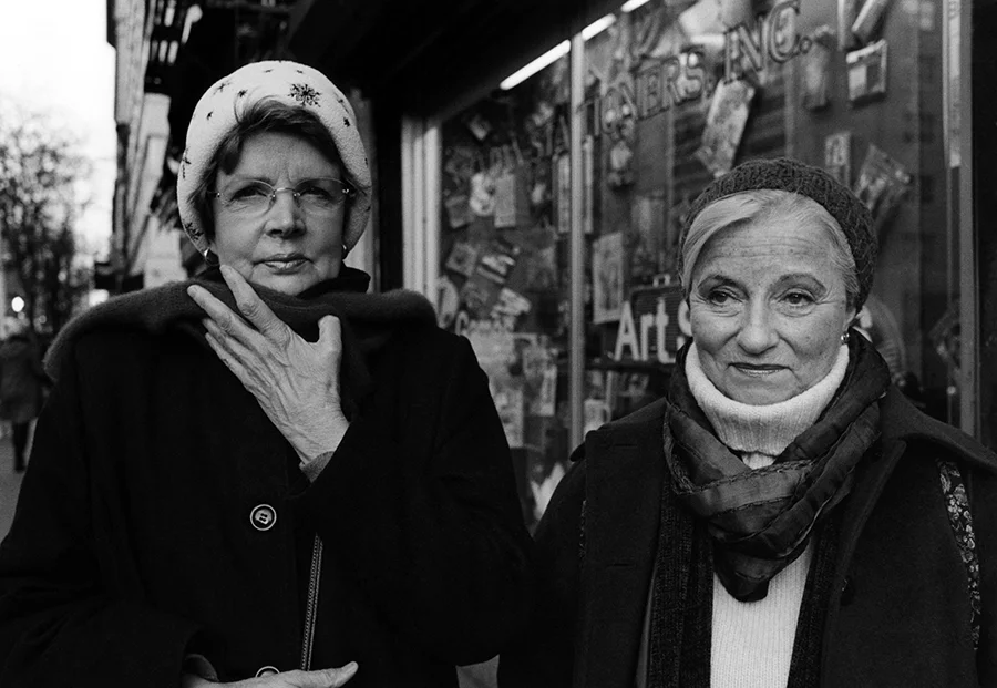 Two Women on Avenue of the Americas