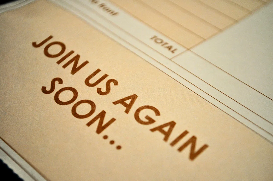 Join Us Again Soon
