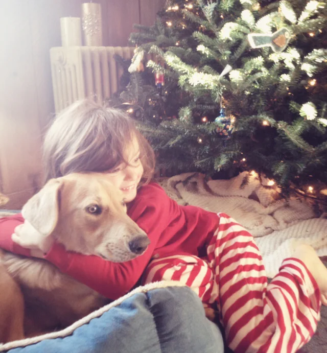 Salish puppy & Cedar
