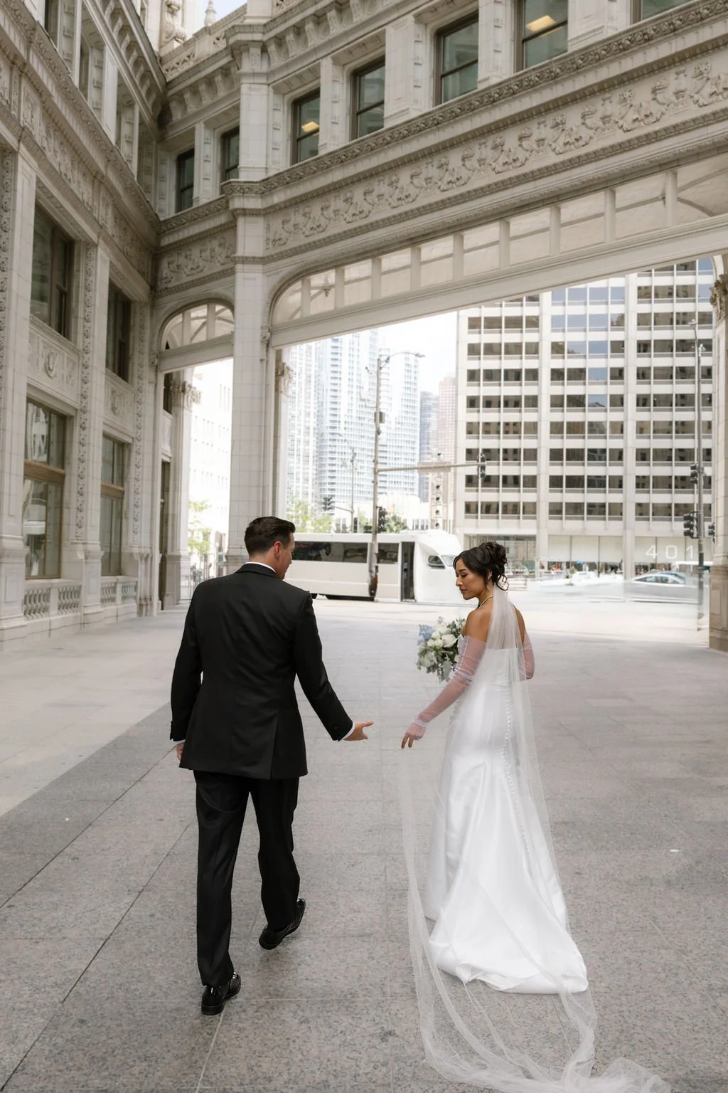 Rookery Building wedding photographer