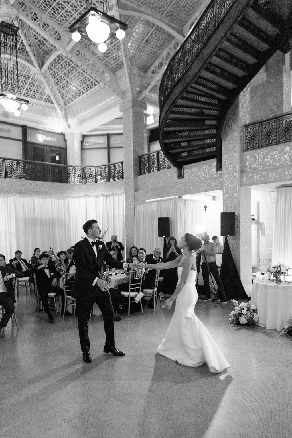 Rookery Building wedding photographer