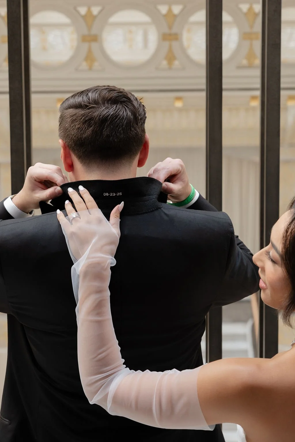 Rookery Building wedding photographer