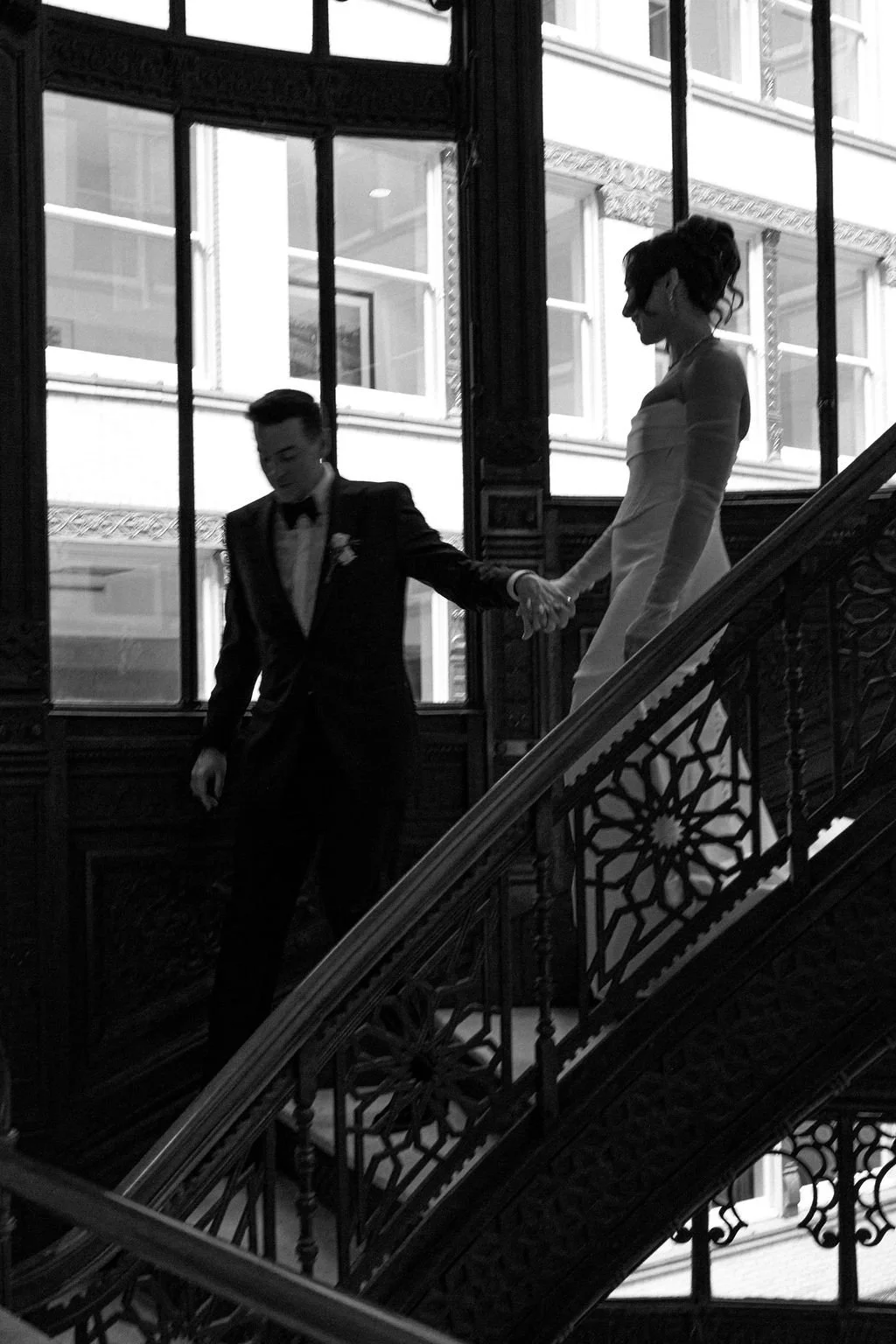 Rookery Building wedding photographer