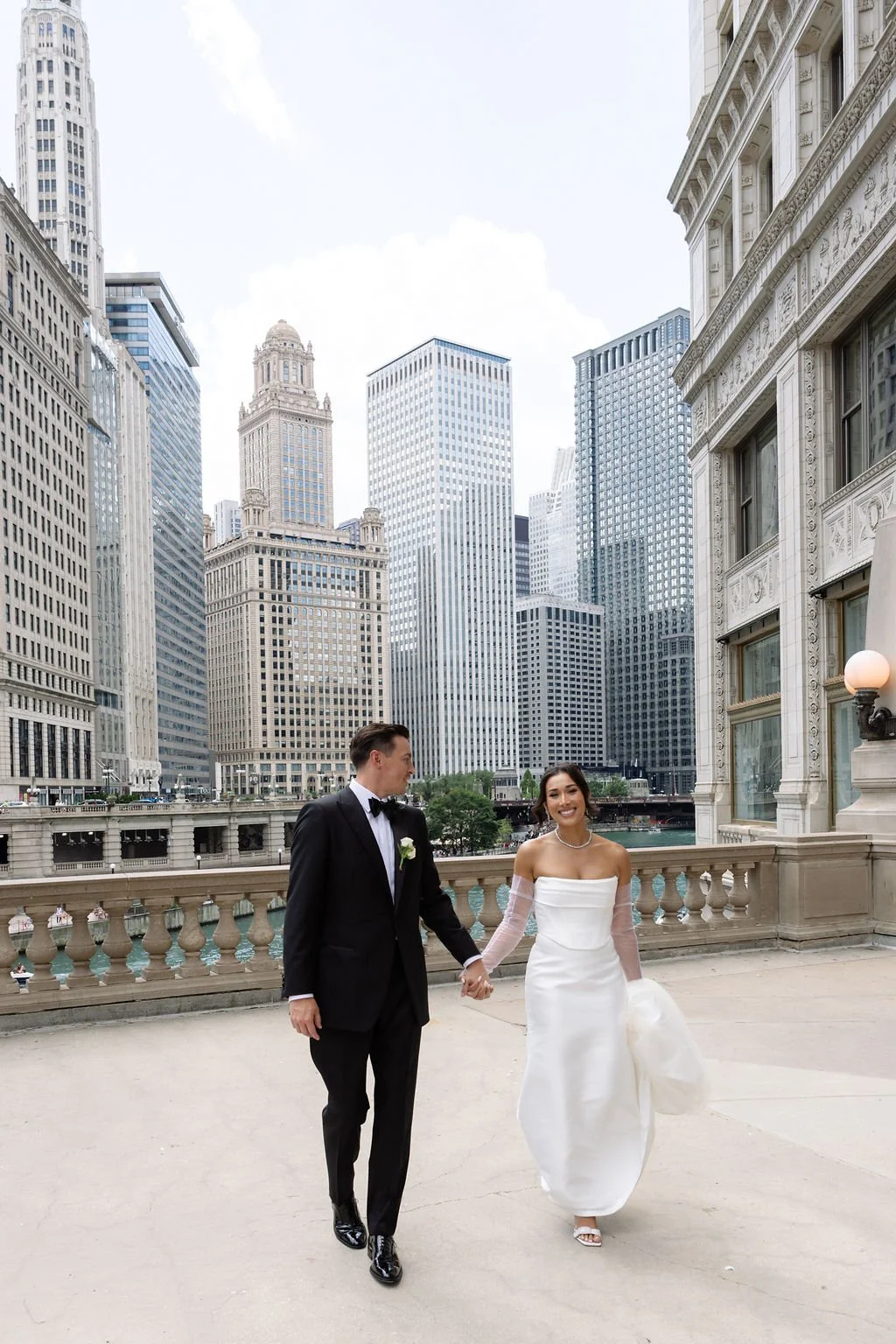 Rookery Building wedding photographer