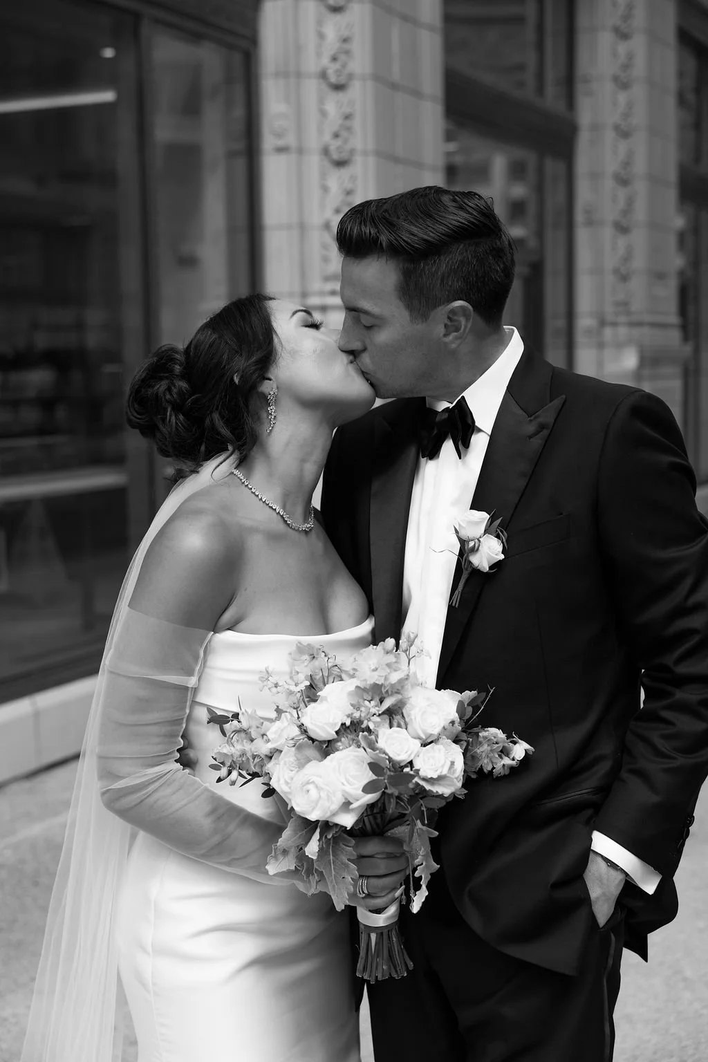 Rookery Building wedding photographer