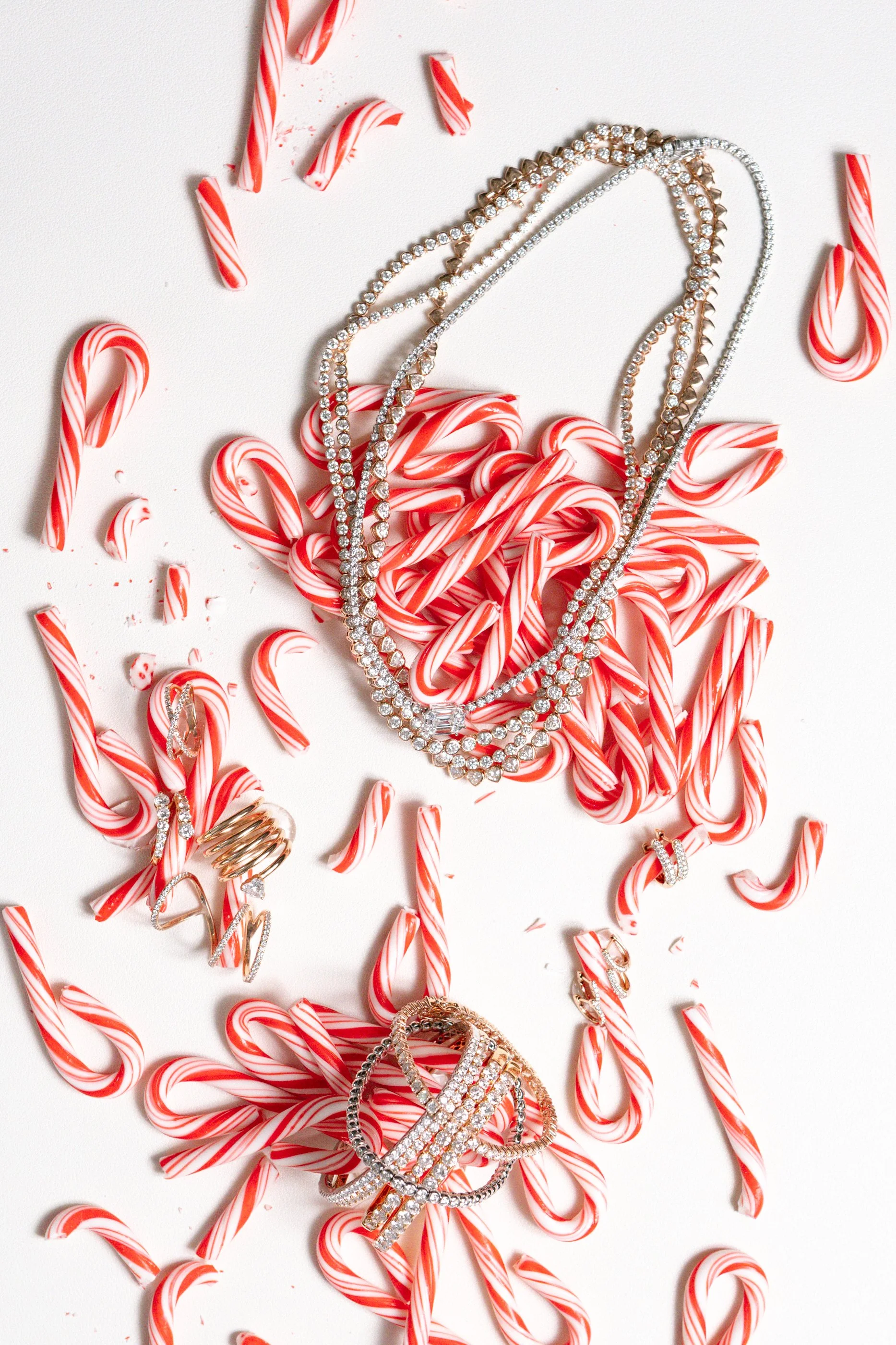 holiday jewelry campaign photography